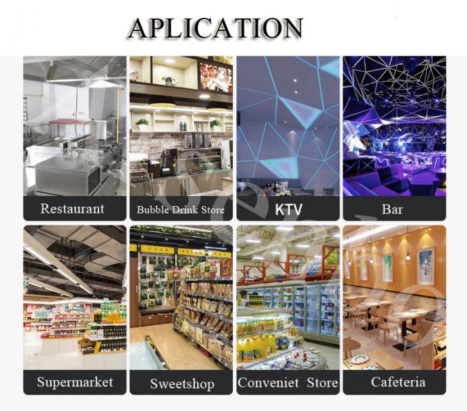 Multiscene Open Top Display Freezer Anticorrosive 220V Durable