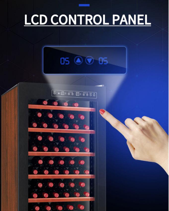 Elegant Upright Thermoelectric Wine Cooler Fridge Practical 90 Bottle