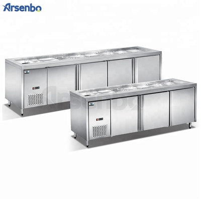 Commercial Pizza Prep Refrigerator 220-240V Anticorrosive Durable