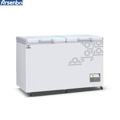 Seafood 350L Supermarket Display Freezer Anticorrosive Dual Zone