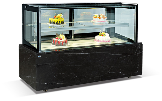 Smooth Commercial Supermarket Refrigerator R22 150W Optional Capacity