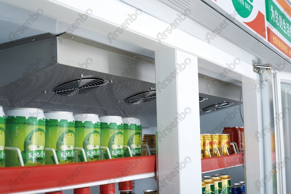 Elegant 220V Commercial Beverage Refrigerator Practical Split Type