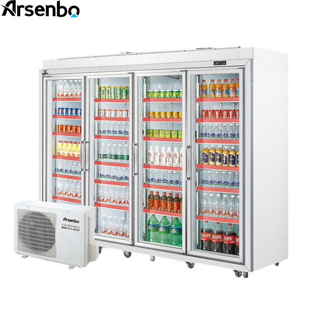 Multiscene Commercial Beverage Refrigerator SUS304/201 For Cold Drinks