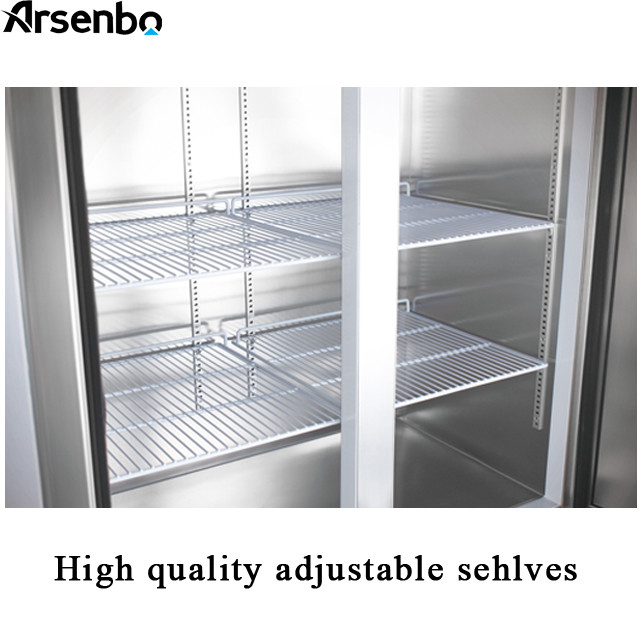 SUS304 Odorless Kitchen Fridge Freezer Antiwear With Glass Door