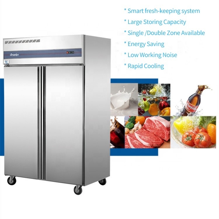 Odorless Multi Door Fridge Freezer Free Standing Anticorrosive Vertical