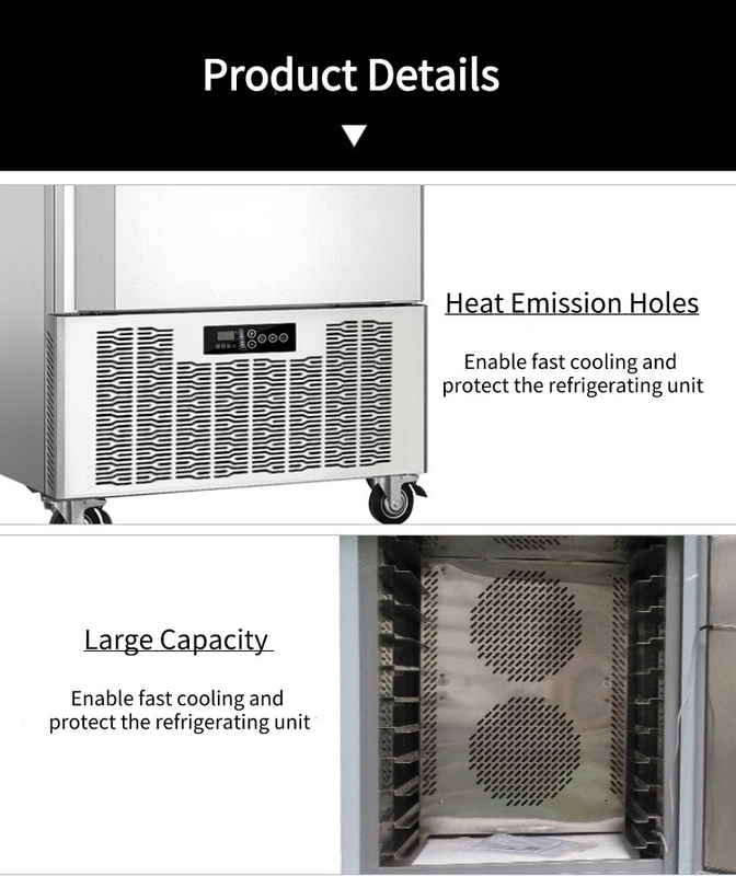 500L Multipurpose Grey Fridge Freezer , Odorless Stainless Steel Refrigerator Freezer
