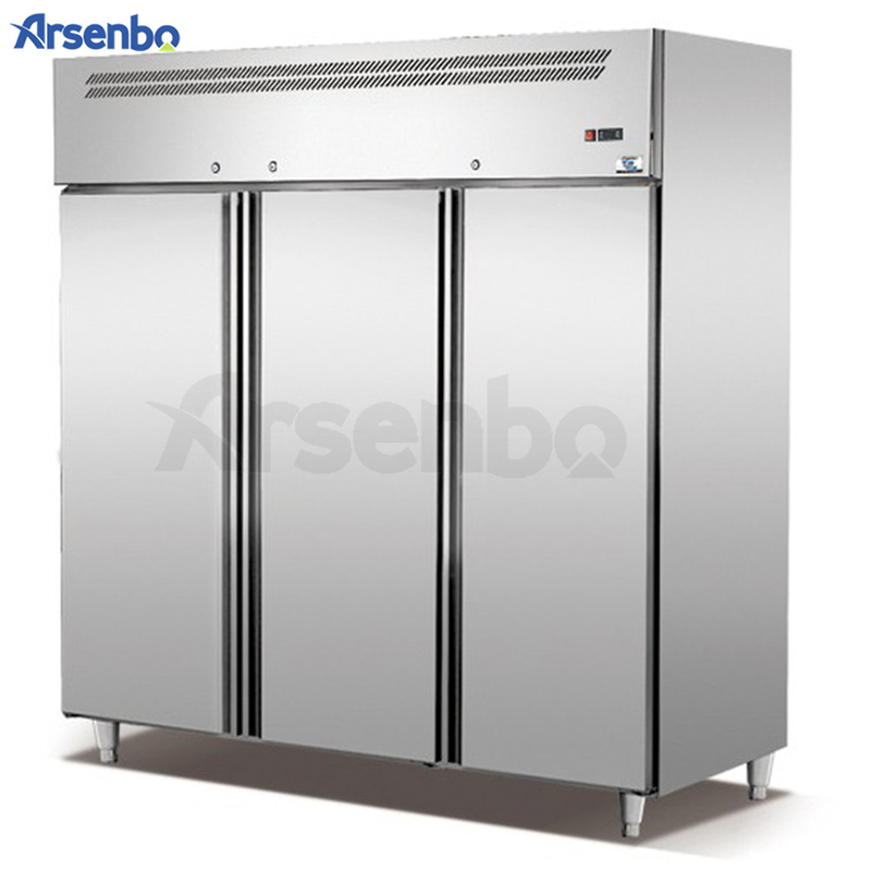 680W 220V 680W Vertical Fridge Freezer , Multiscene Commercial Freezer Refrigerator