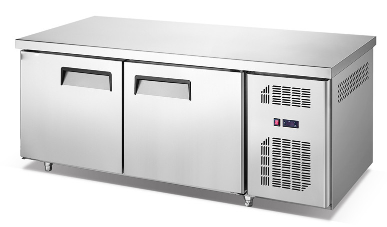 Multiscene Grey Fridge Undercounter , 220V Commercial Under Counter Refrigerator