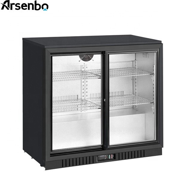 110V 60HZ Double Under Counter Refrigerators Wear Resistant Durable