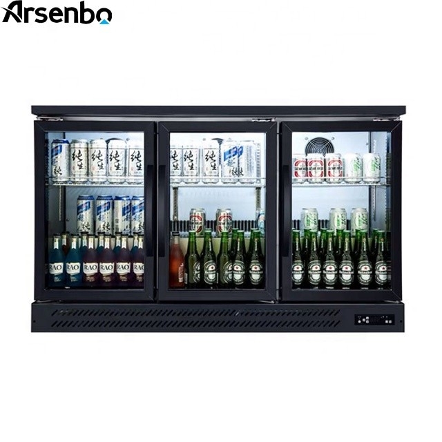 110V 60HZ Double Under Counter Refrigerators Wear Resistant Durable