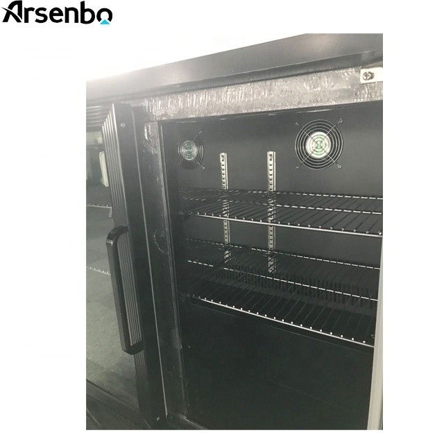 110V 60HZ Double Under Counter Refrigerators Wear Resistant Durable