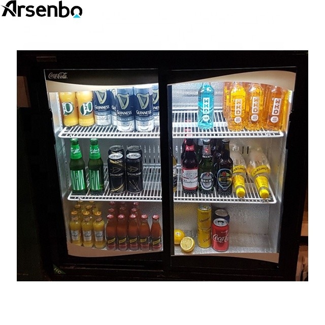 110V 60HZ Double Under Counter Refrigerators Wear Resistant Durable