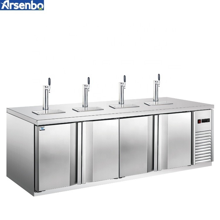 CE 280W Under Bench Fridge Commercial , Multipurpose Under Cabinet Freezer