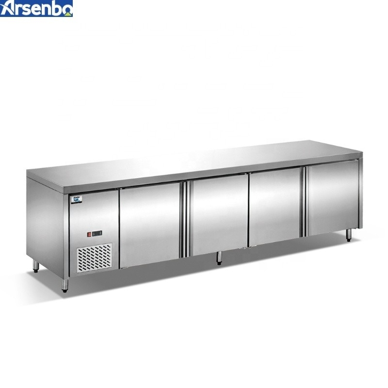 SS201/304 Under Counter Refrigerators Freezer 220V For Kitchen