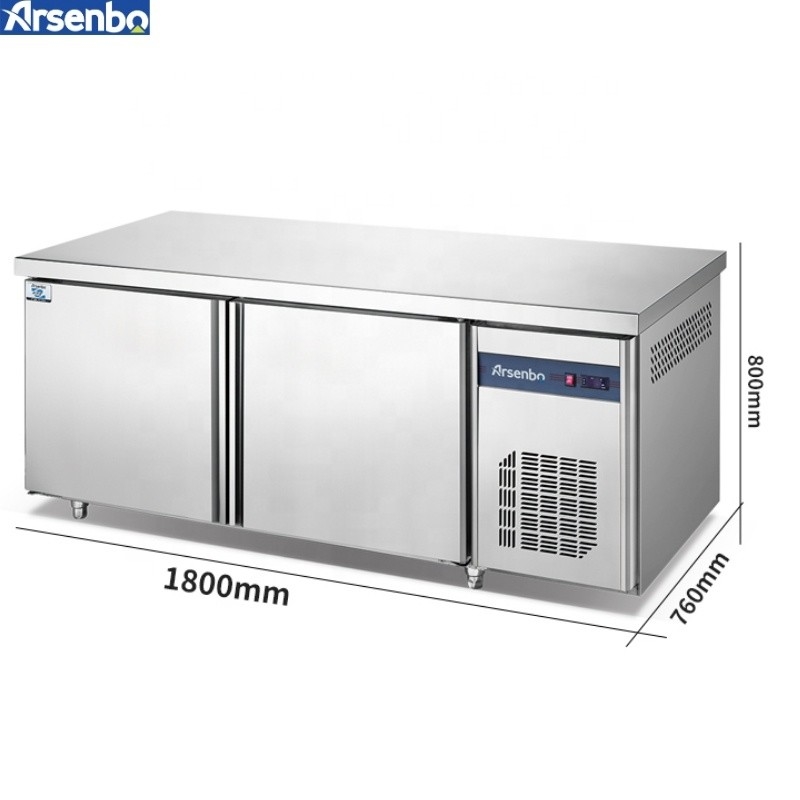 SS201/304 Under Counter Refrigerators Freezer 220V For Kitchen