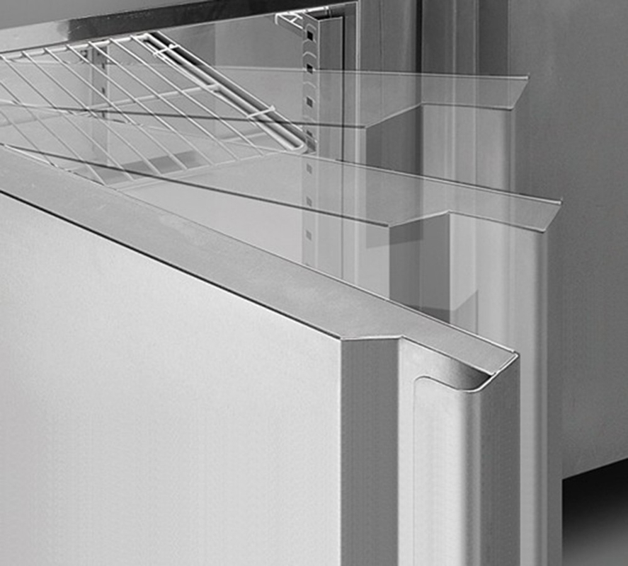 Restaurant Commercial Undercounter Freezer 350W Multiscene Silver Color