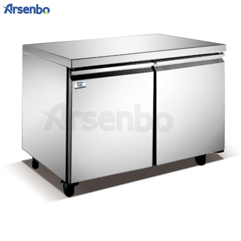 420L 210W Pizza Prep Refrigerator Makeline Table Stainless Steel