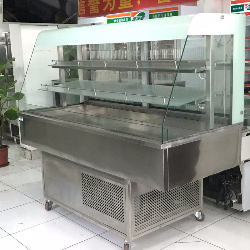 Multideck 800W Salad Display Refrigerator Commercial Use Multiscene