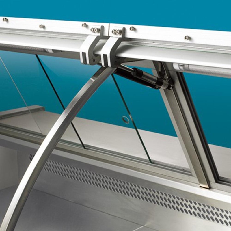 Anticorrosive Commercial Refrigerated Deli Case Showcase 50HZ Stainless Steel
