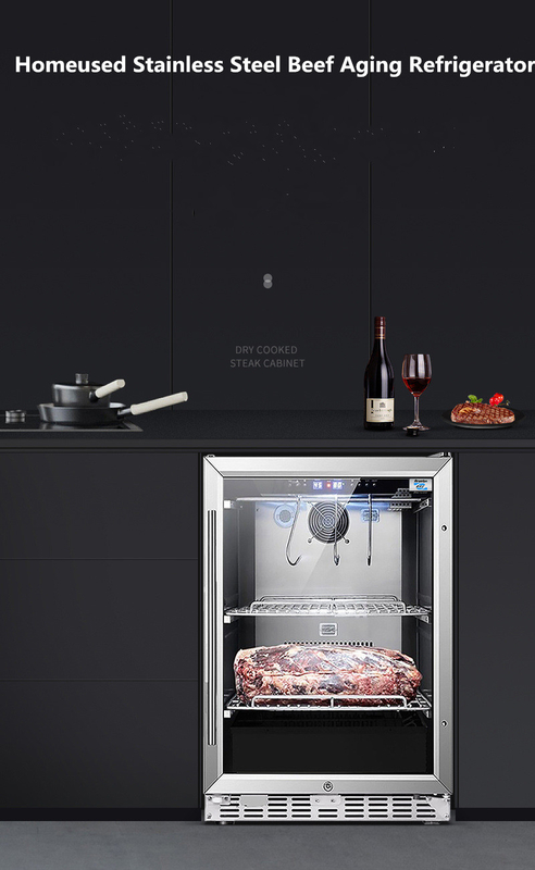 110V/220V Wine Cooler Refrigerator Odorless Stainless Steel 201