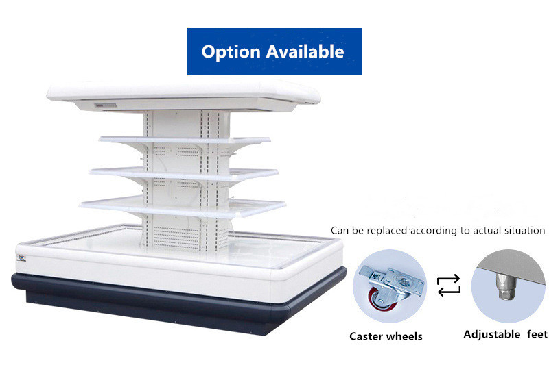 380V Multicolor Vegetables Display Showcase Open Type For Supermarket