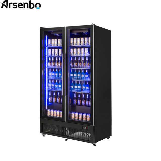 Arsenbo Display Commercial Fridge , Multipurpose Upright Display Freezer