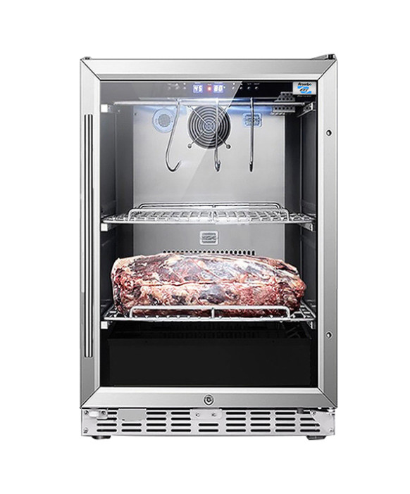 SS201 54L Wine Cooler Refrigerator Anticorrosive With Blue Light