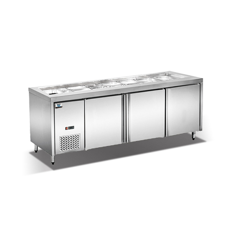 350L Antiwear Commercial Restaurant Refrigerator Undercounter Detachable