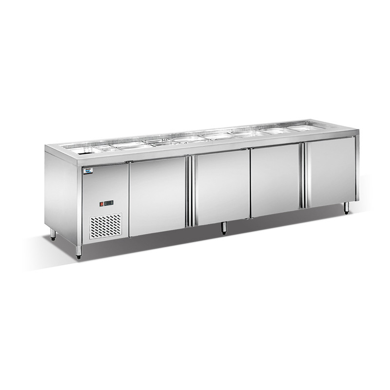 350L Antiwear Commercial Restaurant Refrigerator Undercounter Detachable