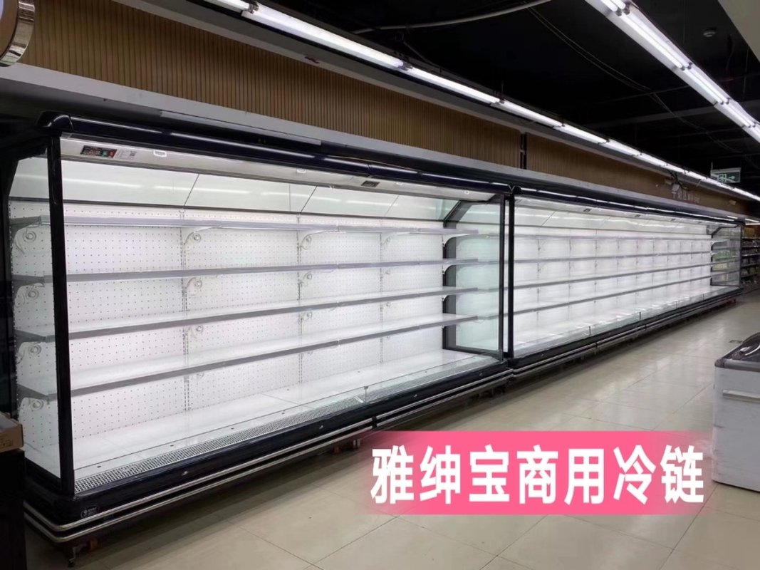 ARSENBO Split Commercial Display Refrigerator R404a Multi Deck Open Chiller
