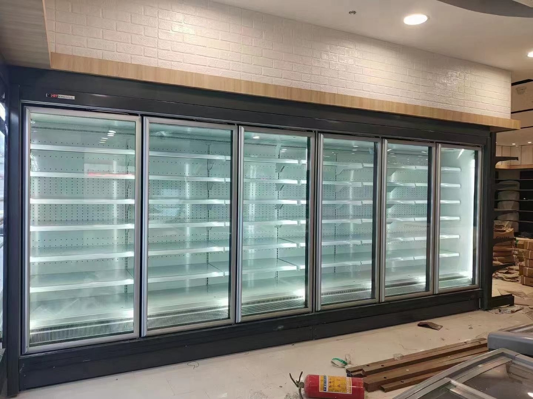 R22 Supermarket Multideck Open Chiller Frozen showcase CE Certified
