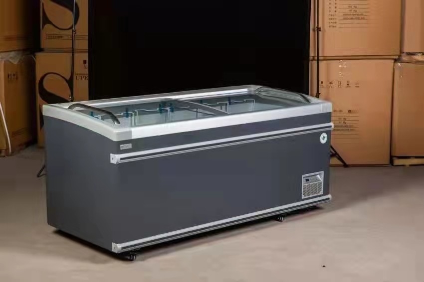 Arsenbo Island Display Freezer Chest Style Digital Control R290 400L