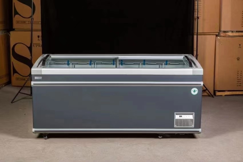 Arsenbo Island Display Freezer Chest Style Digital Control R290 400L