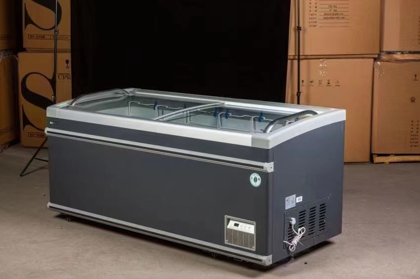 Arsenbo Island Display Freezer Chest Style Digital Control R290 400L