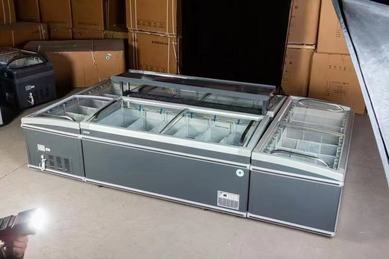 Arsenbo Island Display Freezer Chest Style Digital Control R290 400L