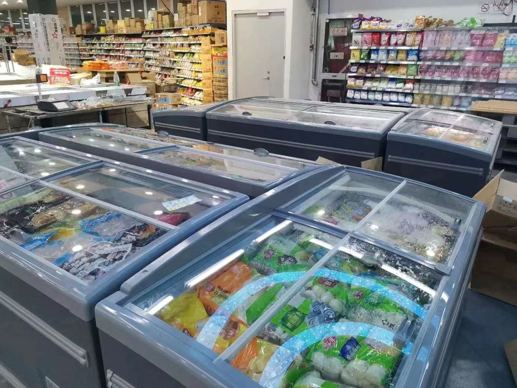 670W 600L Frost Free Chest Freezer Fridge 150Kg For Supermarket