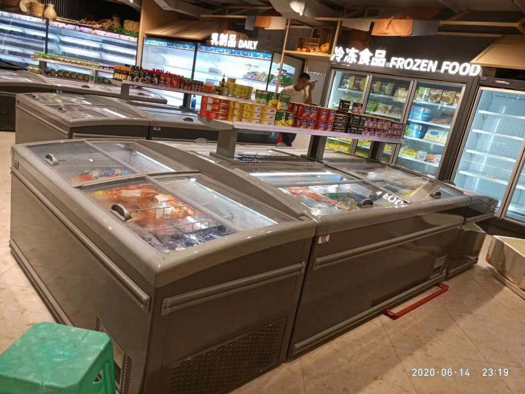 470W 450L Horizontal Chest Freezer Under Counter Combined Static cooling