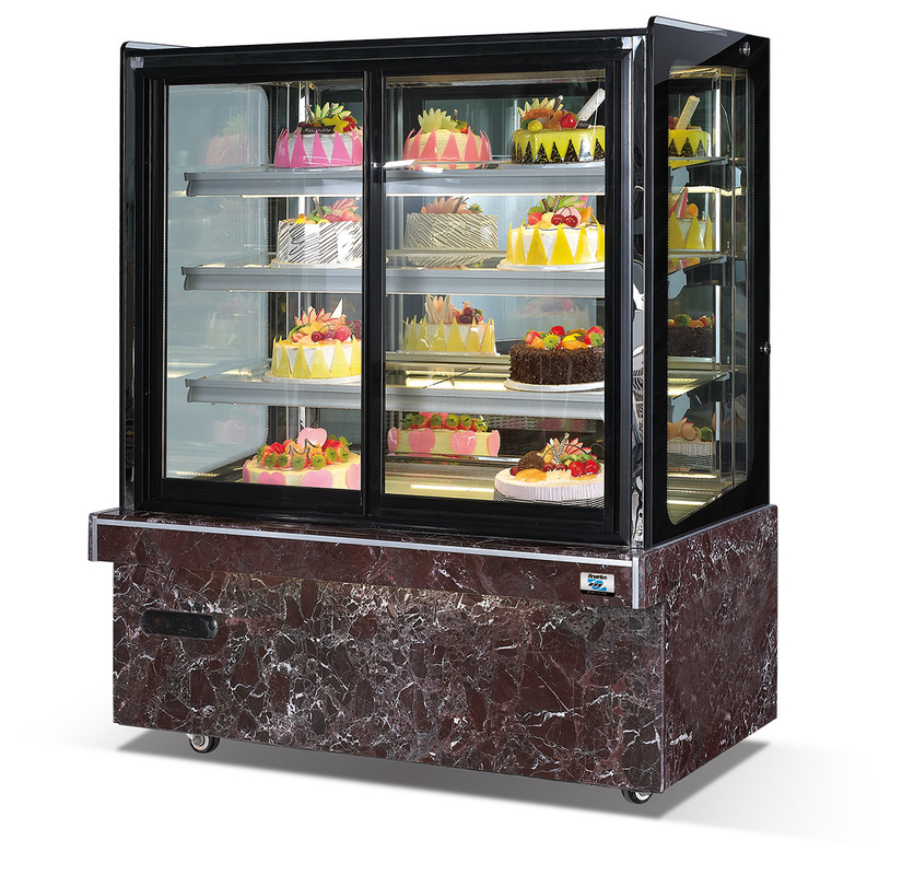 Commercial Pastry Chiller Display Cake Showcase R134a Embraco Danfoss Compressor